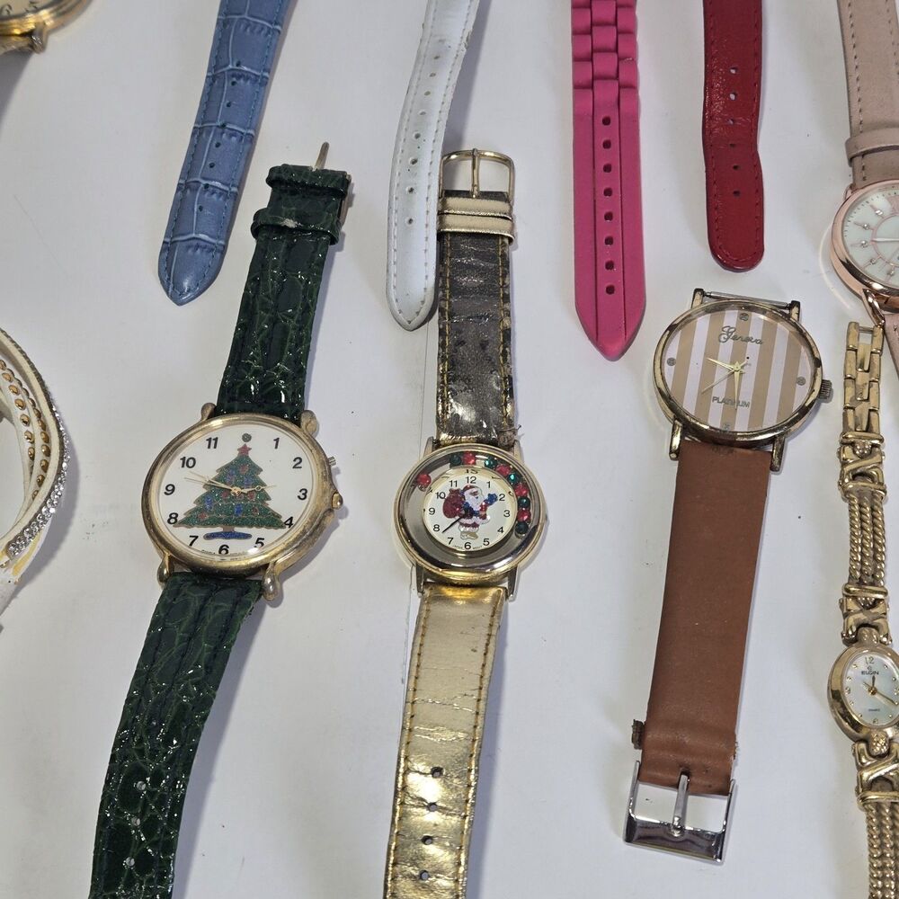 Wholesale Watch Lot of 43 Vintage & Modern - Timex Fossil Elgin Parts Repair - Picture 14 of 16